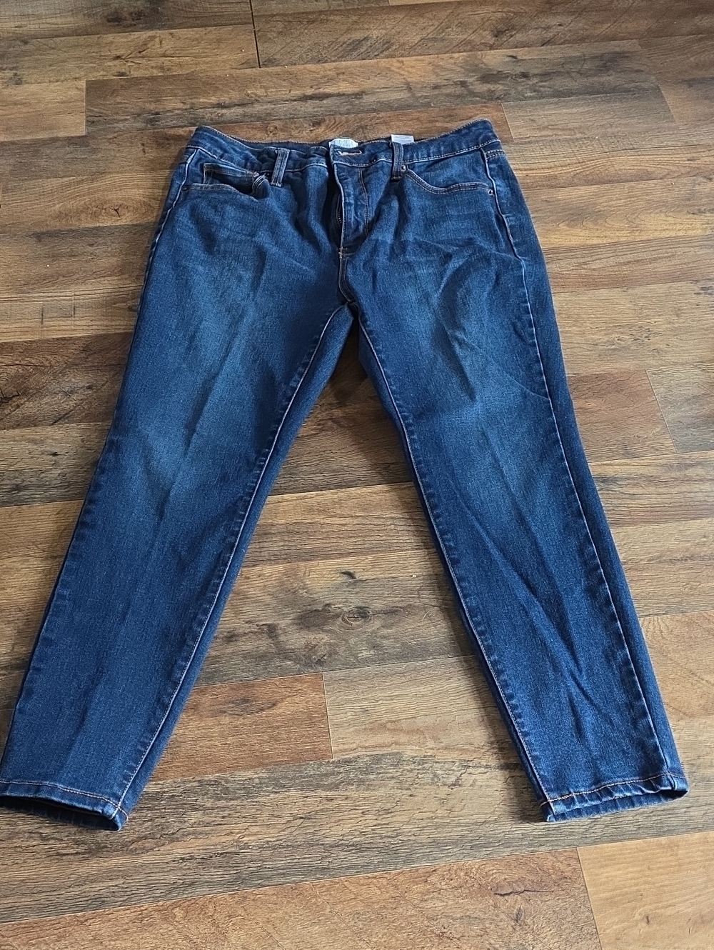 Time and Tru Indigo Straight Leg Jeans
